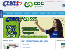 Tablet Screenshot of cenel.com.br